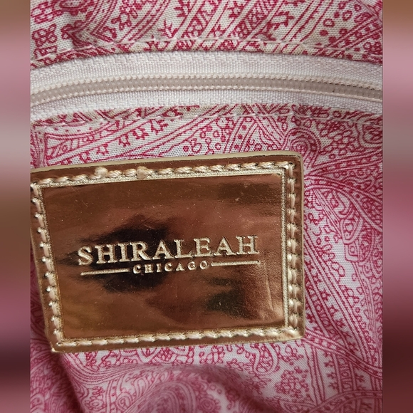 SHIRALEAH Chicago Soft Vegan Leather Crossbody Bag Camel Brown Adjustable Strap - Picture 5 of 6